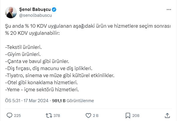 Şenol Babuşcu kara haberi verdi! Rekor zam gelecek 10